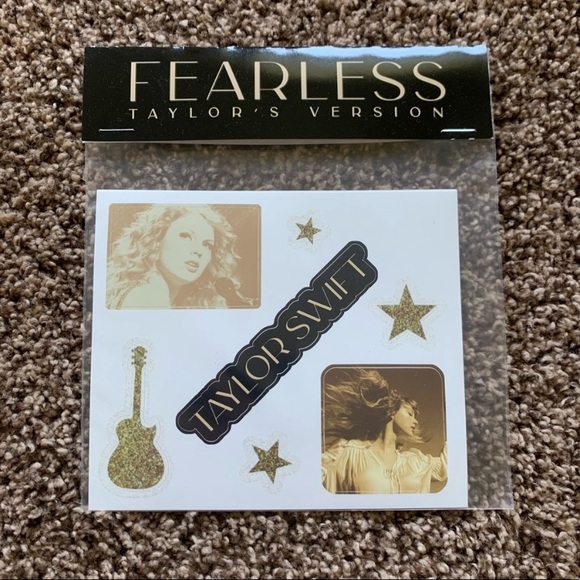 NEW Taylor Swift Fearless Sticker Set - Picture 1 of 5